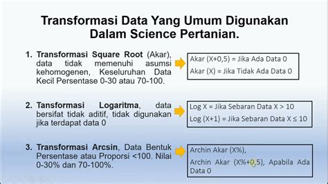 Pengertian Dan Jenis Transformasi Data - Statistikian - wintechmobiles.com