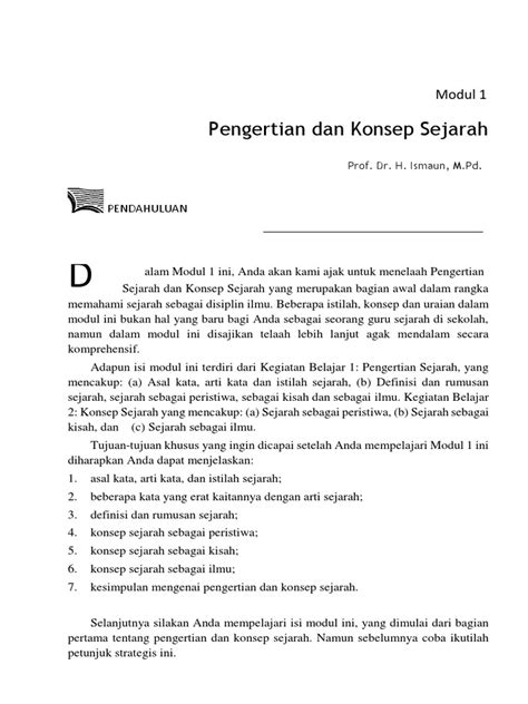 Pengertian dan Konsep Sejarah - UT - wintechmobiles.com