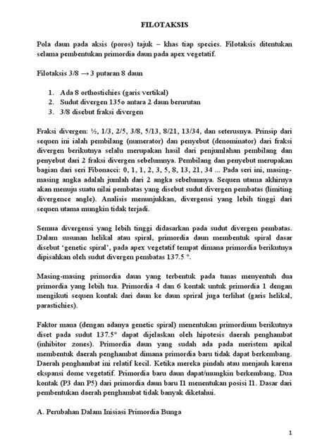 Pengertian dan Pola Filotaksis Daun | PDF - Scribd - wintechmobiles.com