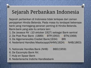 Pengertian dan Sejarah Perbankan di Indonesia - Perpustakaan UT - wintechmobiles.com