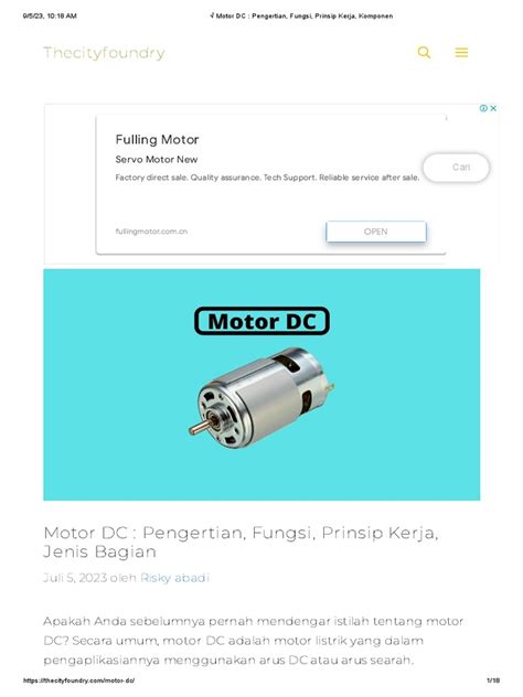 Pengertian DC - Sandi Elektronik - wintechmobiles.com