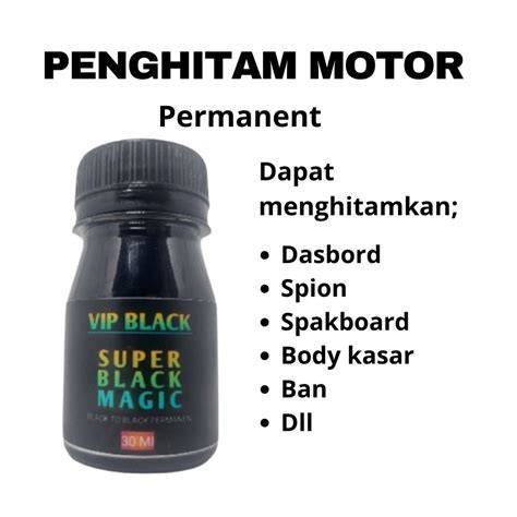 Penghitam body motor permanen VIP BLACK - Shopee … - raincitystudios.com