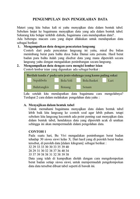 Pengumpulan dan Pengolahan Data - wintechmobiles.com