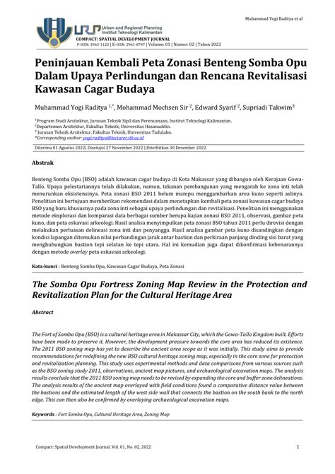 Peninjauan Kembali Peta Zonasi Benteng Somba Opu Dalam Upaya ... - wintechmobiles.com