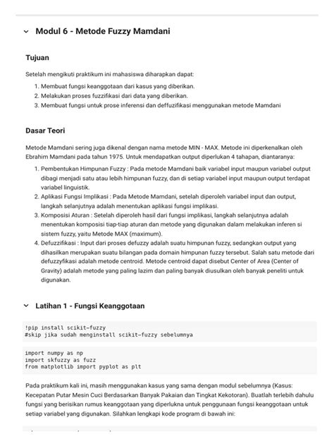 Penjelasan Metode Fuzzy Mamdani - Universitas Medan Area - wintechmobiles.com