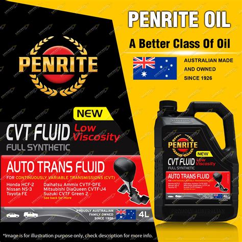 Penrite Low Viscosity CVT Automatic Transmission Fluid 4L - wintechmobiles.com