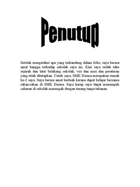 PENUTUP PDF - Scribd