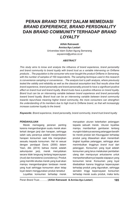 PERAN BRAND COMMUNITY DALAM - Repository BKG - coolestguyplanet.net