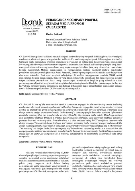 PERANCANGAN MEDIA PROMOSI COMPANY PROFILE - Dinamika - muktibox.com