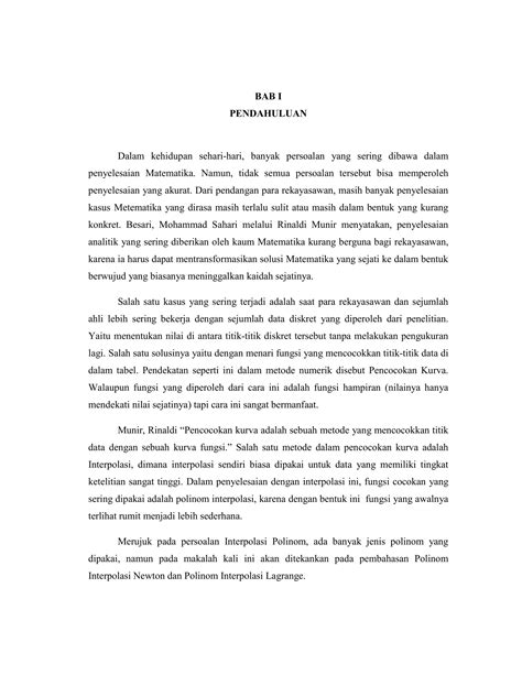 Perbandingan Metode Lagrange dan Metode Newton pada Interpolasi ... - wintechmobiles.com