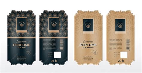 Perfume label Vectors - Freepik - muktibox.com