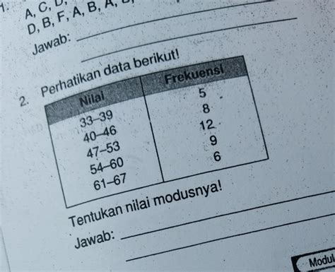 Perhatikan data berikut. Tentukan: Jangka... - Roboguru - wintechmobiles.com