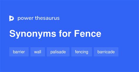 PERIMETER FENCE in Thesaurus: 9 Synonyms & Antonyms for PERIMETER …