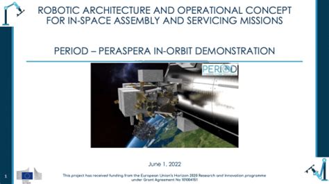 PERIOD – PERASPERA In-Orbit Demonstration toward the …