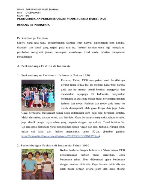 Perkembangan Mode Pakaian Indonesia | PDF - Scribd - wintechmobiles.com