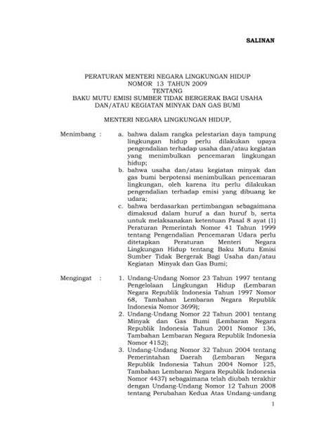 PERMENLH NO. 12 TH. 2009 - Universitas Gadjah Mada - raincitystudios.com