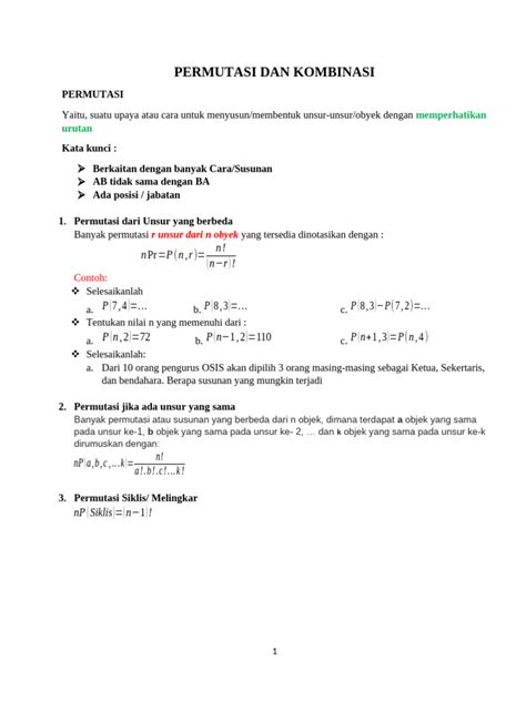 Permutasi dan Kombinasi - I Do Maths - wintechmobiles.com