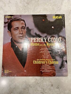 PERRY COMO HOME FOR THE HOLIDAYS VINYL RECORD ALBUM ++ eBay