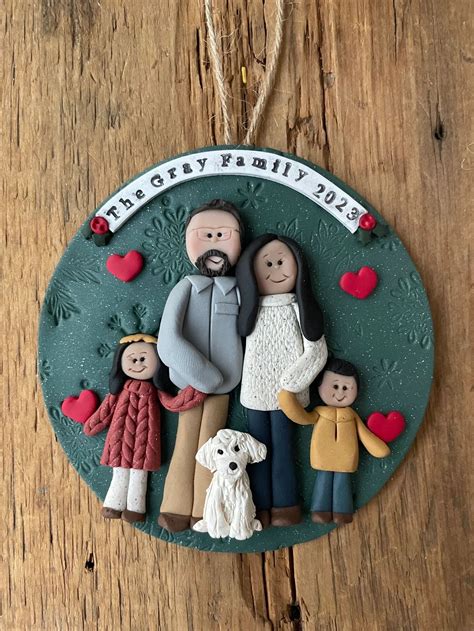 Personalized Clay Ornaments - Etsy - muktibox.com