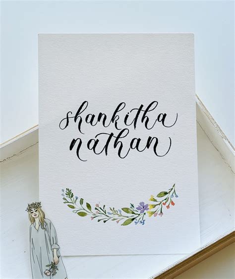 Personalized Names Calligraphy - Etsy - muktibox.com