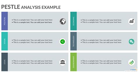 PESTLE Analysis Example You can edit this template and create your own diagram. Creately