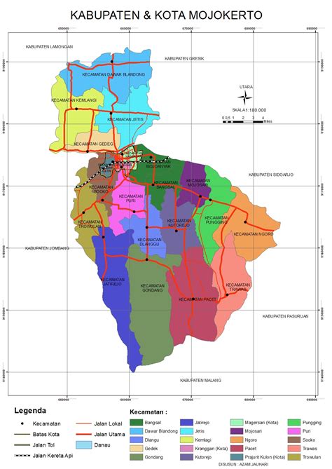Peta Administrasi Kabupaten Mojokerto - wintechmobiles.com