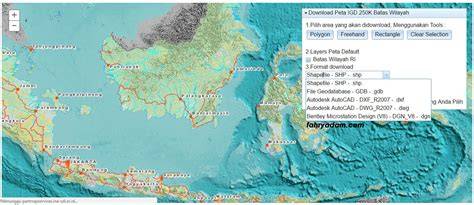 Peta dasar lingkungan pantai Indonesia - Badan Informasi Geospasial - raincitystudios.com