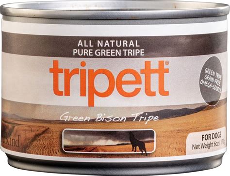 PETKIND Tripett Green Bison Tripe Grain-Free Canned Dog Food