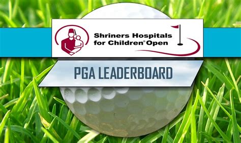 PGA Tour Shriners Children’s Open Scores