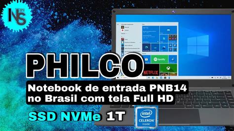 PHILCO PNB14 NOVO NOTEBOOK FOCADO EM HOME OFFICE …