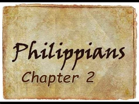 PHILIPPIANS Chapter 2 YouTube