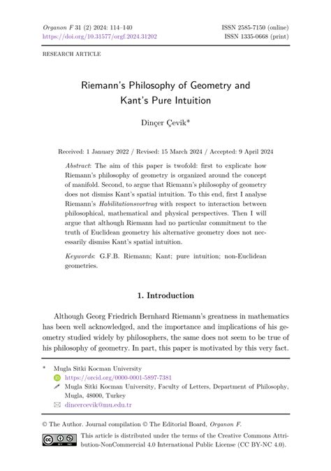 PHILOSOPHY AND MATH THROUGH THE WORKS OF RIEMANN - wintechmobiles.com