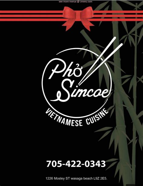 PHO SIMCOE -VIETNAMESE, ASIAN RESTAURANT, …