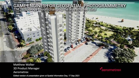 Photogrammetry, game-engines and the geospatial industry - wintechmobiles.com