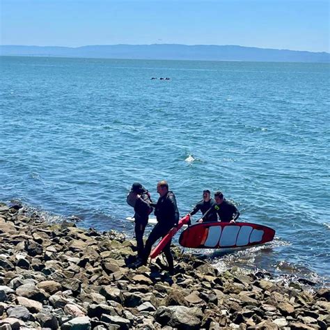 PHOTOS: 4 rescued from water near Harbor Bay in Alameda