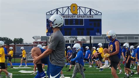 PHOTOS: First practice on new Queensbury turf field