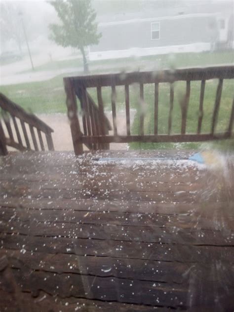PHOTOS: Hail hits Lincoln County amid severe storms