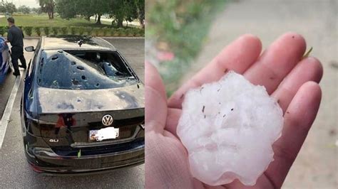 PHOTOS: Hail hits St. Charles County, some close to golf ball-size