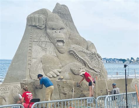 PHOTOS: Revere Beach International Sand Sculpting Festival roars into its 19th year with King Kong theme