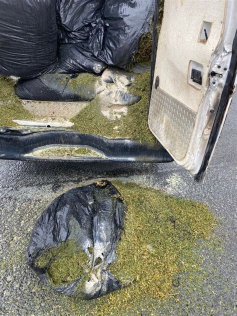 PHOTOS: Van full of marijuana explodes on California highway
