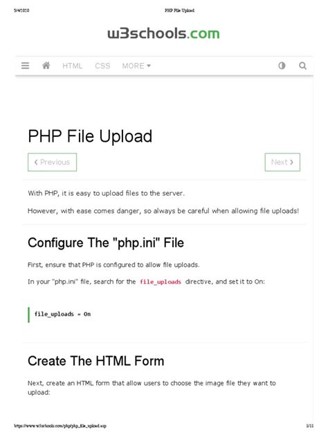 PHP File Upload - W3Schools