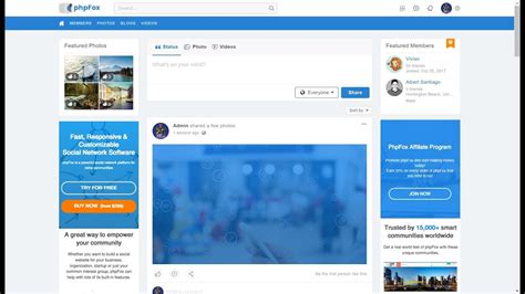 PHPFox v4.6.0 Ultimate Sosyal Ağ Arkadaşlık Scripti Pinterest.