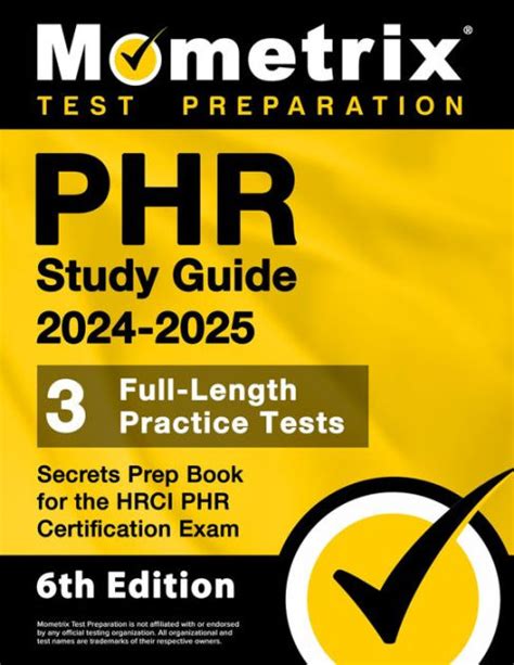 PHR Study Guide 20222023 Test Prep Secrets Book for the HRCI