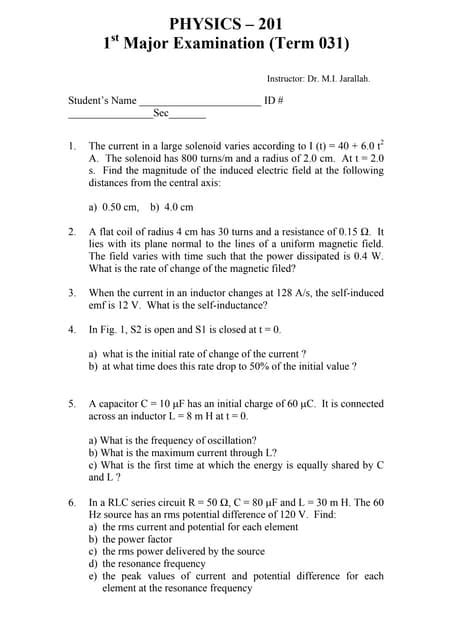 PHYS 201 - Lecture 15 - Maxwell's Equations and Electromagnetic … - wintechmobiles.com
