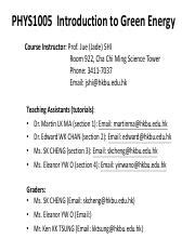 PHYS1005 Introduction to Green Energy.docx - wintechmobiles.com