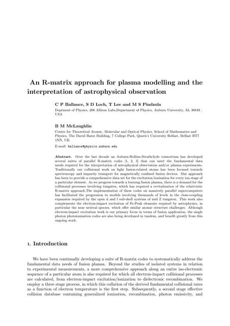 PHYS4037: Plasma and Astrophys - The University | Educatly - wintechmobiles.com