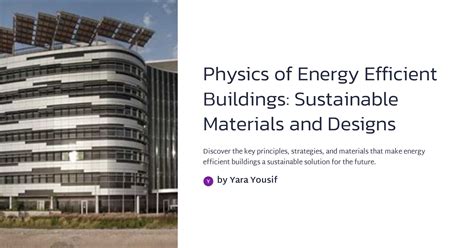 Physics of Energy-Efficient Buildings - wintechmobiles.com