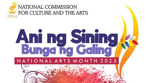 PIA - NCCA gears up for National Arts Month