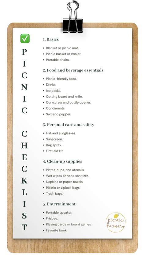 Picnic Checklist: Must-Haves for an Outdoor Feast - raincitystudios.com