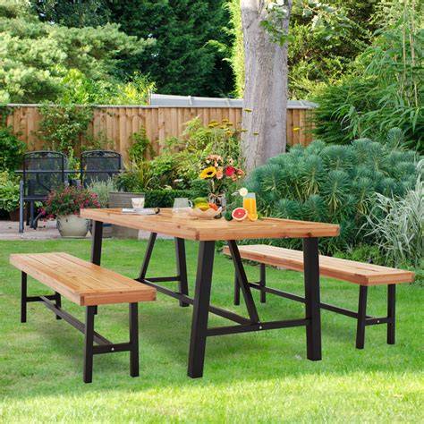 Picnic Table Sets : Wood Patio Furniture - Target - raincitystudios.com